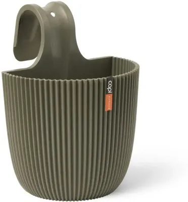 Capi nature groove bol balkonbak 21x28 cm groen