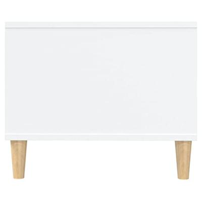 Salontafel 102x50x40 cm bewerkt hout wit