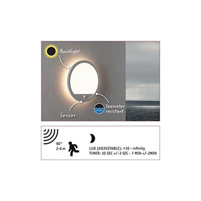 Paulmann Lamina PIR 94662 LED-buitenlamp met bewegingsmelder (wand) LED 15 W Wit Paulmann Lamina PIR 94662 LED-buitenlamp met bewegingsmelder (wand) LED 15 W Wit
