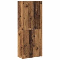 Kantoorkast met plank Oudhout 70 x 32 x 77.5 cm Bewerkt hout - thumbnail