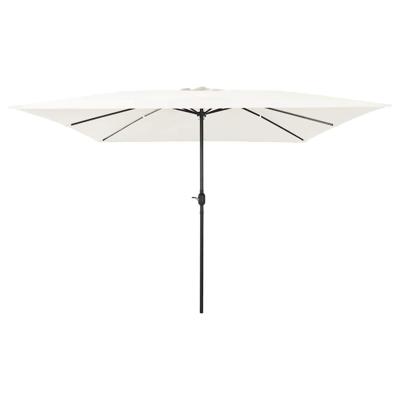 Parasol vierkant 295x245 cm zandwit