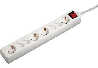 Hama 8-way Power Strip With Switch 1.4 M White