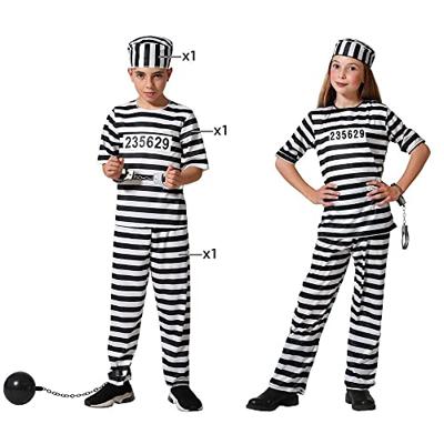 Kostuums voor Kinderen Multicolour Gevangene Maat 3-4 Jaar