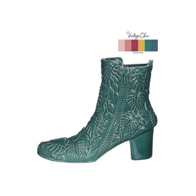 Vaas Bootie petrol Ø7x22x19cm