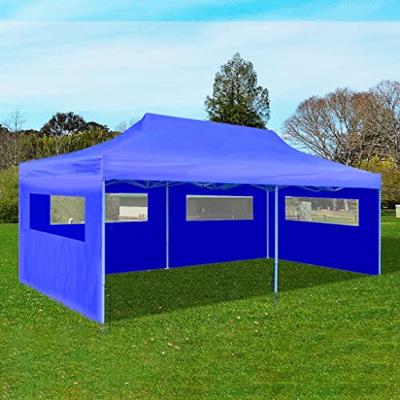 Partytent pop-up inklapbaar 3x6 m blauw Partytent pop-up inklapbaar 3x6 m blauw