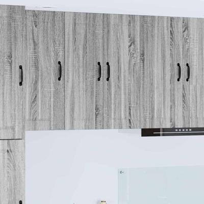 Keukenkast aan de muur met plank Grijs Sonoma 60 x 31 x 80 cm Keukenkast aan de muur met plank Grijs Sonoma 60 x 31 x 80 cm