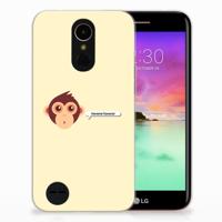 LG K10 2017 Telefoonhoesje met Naam Monkey - thumbnail