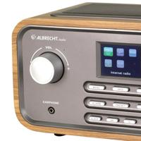 Albrecht DR 316 C Tafelradio met internetradio DAB+, FM AUX, WiFi, Internetradio Hout - thumbnail