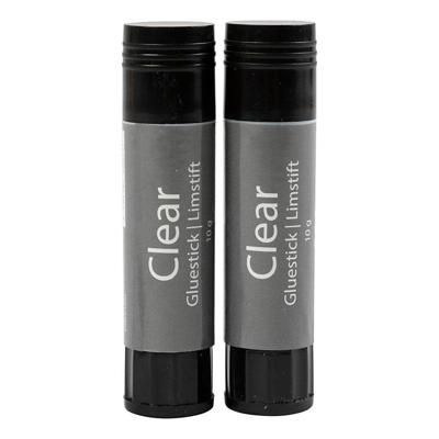Creativ Company Transparante lijmstift, 2st.