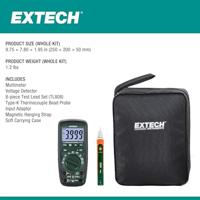 Extech Extech EX505A-K Multimeter Digitaal CAT IV 600 V Weergave (counts): 6000 - thumbnail