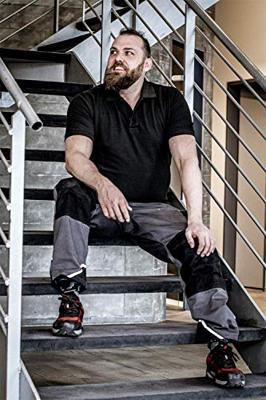 NITRAS SAFETY Nitras "motion tex light" poloshirt poloshirt gr. l black nitras motion tex light