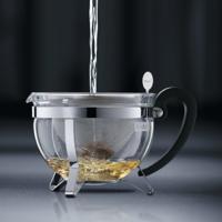 BODUM CHAMBORD Theepot met zeef 1L grijs - thumbnail