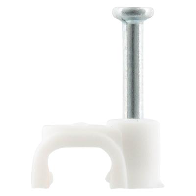 Kabelclip | Plat | 6 mm | Wit (300) - 00.530.43