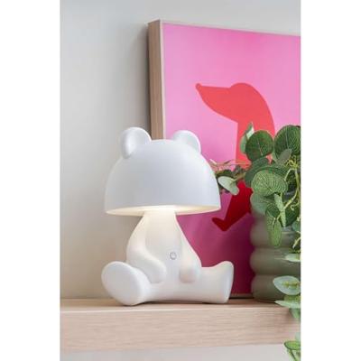 Table lamp bear led matt white - thumbnail