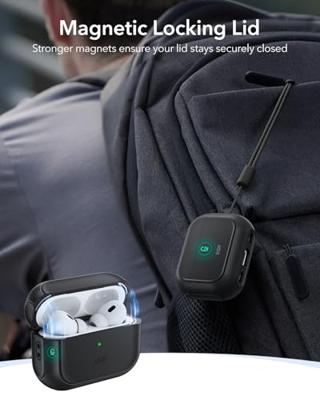 ESR Orbit Hybrid HaloLock Beschermhoes voor oplaadcase Apple AirPods Pro (gen. 1) Zwart