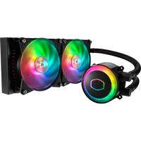 ML240R RGB - Vloeistof-koelsysteem - aluminium - 2 x 120 mm - zwart - thumbnail