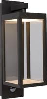 Lucide CLAIRETTE - Wandlamp Binnen/Buiten - LED - 1x13W 3000K - IP54 - Beweging & dag/nacht sensor - Antraciet - thumbnail