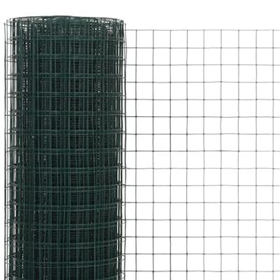 Kippengaas 10x0,5 m staal met PVC coating groen Kippengaas 10x0,5 m staal met PVC coating groen