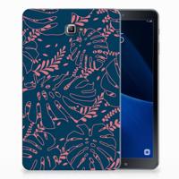 Samsung Galaxy Tab A 10.1 Siliconen Hoesje Palm Leaves - thumbnail