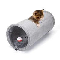 Nobleza Kattenspeelgoed - Luxe tunnel - Pluche - 60 cm - thumbnail