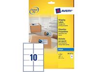 Etiket Avery J8173-10 99.1x57mm wit 100stuks - thumbnail
