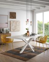 Kave Home Eettafel 'Argo' Wit, 180 x 100cm - thumbnail