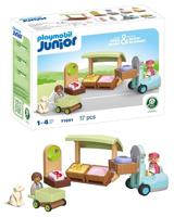 Playmobil 71691 Junior Biologische Marktkraam en Heftruck - thumbnail