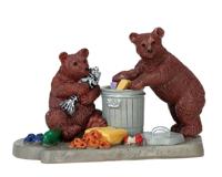 Lemax bear buffet kerstdorp figuur type 2 Vail Village 2017 - thumbnail