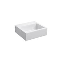 Clou Flush 1 Toiletfontein Met Voorbewerkt Kraangat En Plug Wit Mineral Marmer 28x27x9 cm Clou - thumbnail