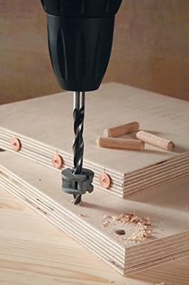 Wolfcraft Dieptestops | Voor boren | Ø6, 8, 10mm | 3 stuks - 2755000 Wolfcraft Dieptestops | Voor boren | Ø6, 8, 10mm | 3 stuks - 2755000