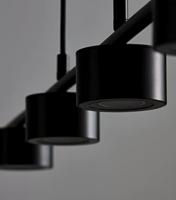 Nordlux 4-lichts hanglampClyde zwart design - 2010813003 - thumbnail