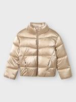 Name it winter winterjas meisjes - bruin - puffer - NkfManon - thumbnail