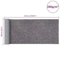 Antislip schildersvlies 2532 cm 280 g/m grijs - thumbnail