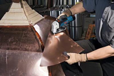 Bosch Professional GSC 12V-13 Accu plaatschaar 12V Basic Body in L-Boxx - 060192610A