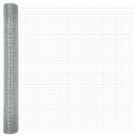 VidaXL Gelaste draadhek zilver 1.4 x 10 m - thumbnail