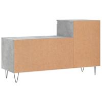 Schoenenkast 102x36x60 cm bewerkt hout betongrijs - thumbnail