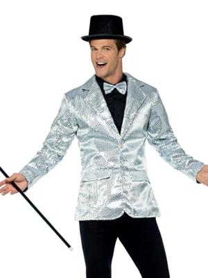 Colbert zilver pailletten