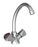 Wastafel Mengkraan Schutte Carneo Chroom Schütte - thumbnail