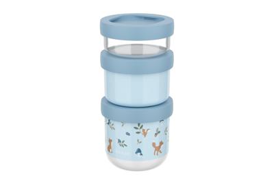 Mepal snackbox stack mio 3-delig forest friends