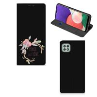 Samsung Galaxy A22 5G Magnet Case Boho Text - thumbnail