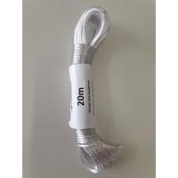 Waslijndraad 20Mx2,4mm met staalkern - thumbnail