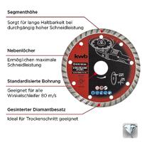 Diamantschijf cutfix red 125x22 mm KWB - Kwb - thumbnail
