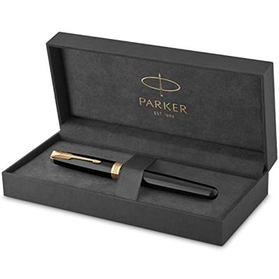 Vulpen Parker Sonnet black lacquer GT fijn