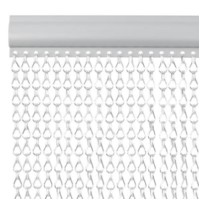 VidaXL Vliegengordijn kettingen 56x202 cm aluminium