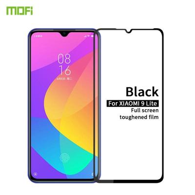Voor Xiaomi 9 Lite MOFI 9H 2.5 D volledig scherm gehard glas film (zwart)