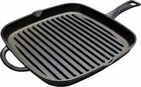 Cast Iron Grillpan - Gietijzer- 23 x 23 cm - thumbnail