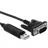 Delock 66282 USB 2.0 naar seriële RS-232-adapter met compacte seriële connectorbehuizing - thumbnail