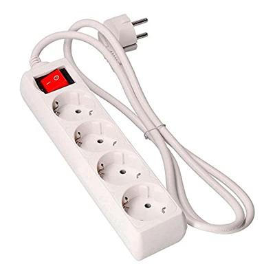 Meerdere Base 4 schuko stopcontacten met Schakelaar 5m 3x1.5mm