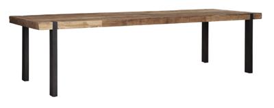 DTP Home Eettafel 'Beam' Teakhout, 300 x 100cm, kleur Naturel DTP Home Eettafel 'Beam' Teakhout, 300 x 100cm, kleur Naturel