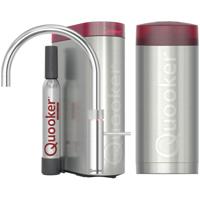 Quooker Fusion Round Keukenkraan Set - Kokend Warm- en Koud Water - Chroom - Inclusief COMBI+ Reservoir & CUBE - Direct Gekoeld Bruisend Water - thumbnail